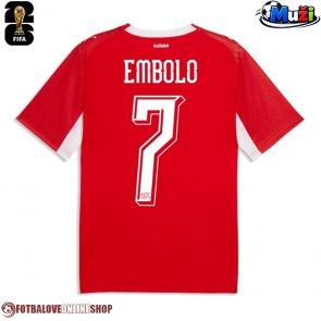 Švýcarsko Breel Embolo #7 Domácí Dres MS 2026 Krátkým Rukávem