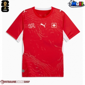 Švýcarsko Domácí Dres MS 2026 Krátkým Rukávem