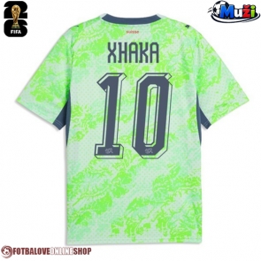 Švýcarsko Granit Xhaka #10 Venkovní Dres MS 2026 Krátkým Rukávem