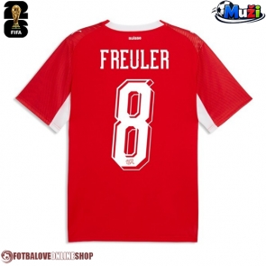 Švýcarsko Remo Freuler #8 Domácí Dres MS 2026 Krátkým Rukávem