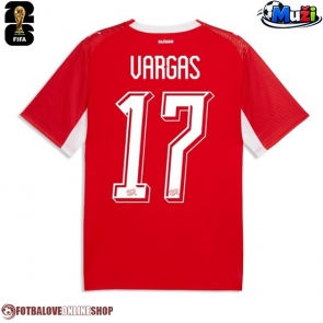 Švýcarsko Ruben Vargas #17 Domácí Dres MS 2026 Krátkým Rukávem