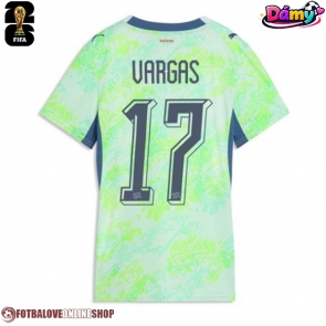 Švýcarsko Ruben Vargas #17 Venkovní Dres pro Dámy MS 2026 Krátkým Rukávem