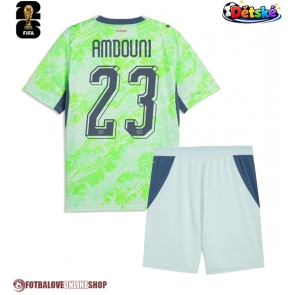 Švýcarsko Zeki Amdouni #23 Venkovní dres komplet pro Děti MS 2026 Krátkým Rukávem (+ Krátké kalhoty)