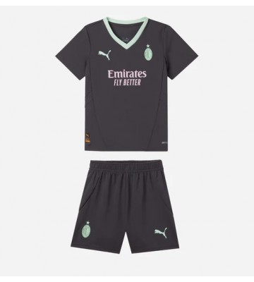 AC Milan Alternativní dres komplet pro Děti 2024-25 Krátkým Rukávem (+ Krátké kalhoty)