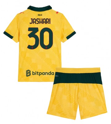 AC Milan Ardon Jashari #30 Alternativní dres komplet pro Děti 2025-26 Krátkým Rukávem (+ Krátké kalhoty)