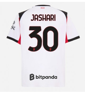 AC Milan Ardon Jashari #30 Venkovní Dres 2025-26 Krátkým Rukávem