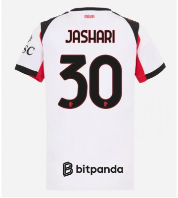 AC Milan Ardon Jashari #30 Venkovní Dres pro Dámy 2025-26 Krátkým Rukávem