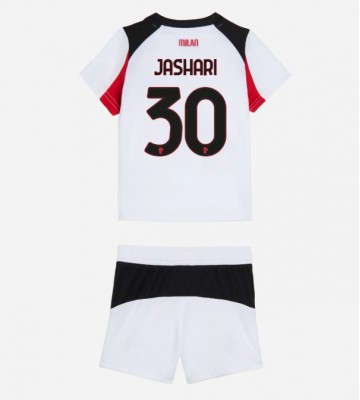 AC Milan Ardon Jashari #30 Venkovní dres komplet pro Děti 2025-26 Krátkým Rukávem (+ Krátké kalhoty)