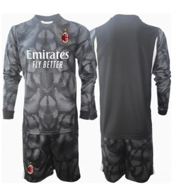 AC Milan Brankář Domácí dres komplet pro Děti 2024-25 Dlouhým Rukávem (+ Krátké kalhoty)