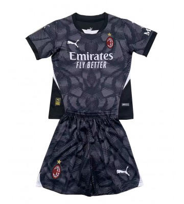 AC Milan Brankář Domácí dres komplet pro Děti 2024-25 Krátkým Rukávem (+ Krátké kalhoty)