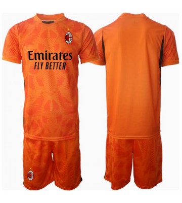 AC Milan Brankář Venkovní dres komplet pro Děti 2024-25 Krátkým Rukávem (+ Krátké kalhoty)