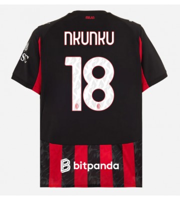 AC Milan Christopher Nkunku #18 Domácí Dres 2025-26 Krátkým Rukávem
