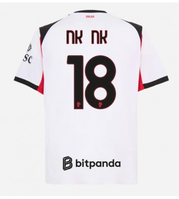 AC Milan Christopher Nkunku #18 Venkovní Dres 2025-26 Krátkým Rukávem