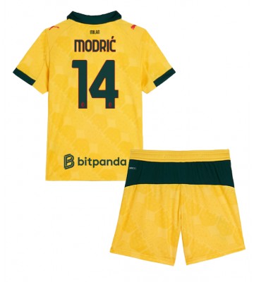 AC Milan Luka Modric #14 Alternativní dres komplet pro Děti 2025-26 Krátkým Rukávem (+ Krátké kalhoty)