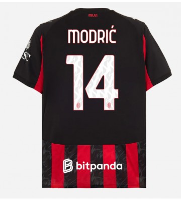 AC Milan Luka Modric #14 Domácí Dres 2025-26 Krátkým Rukávem