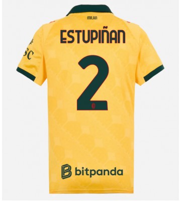 AC Milan Pervis Estupinan #2 Alternativní Dres pro Dámy 2025-26 Krátkým Rukávem