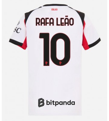 AC Milan Rafael Leao #10 Venkovní Dres pro Dámy 2025-26 Krátkým Rukávem