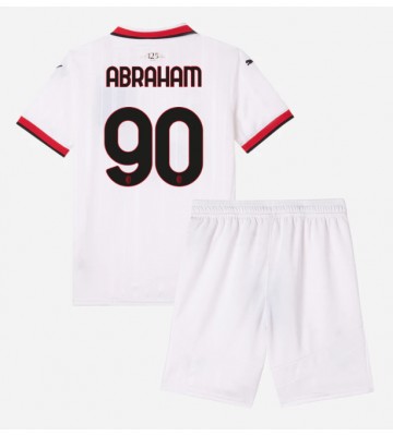 AC Milan Tammy Abraham #90 Venkovní dres komplet pro Děti 2024-25 Krátkým Rukávem (+ Krátké kalhoty)
