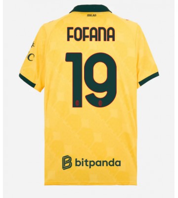 AC Milan Youssouf Fofana #19 Alternativní Dres 2025-26 Krátkým Rukávem