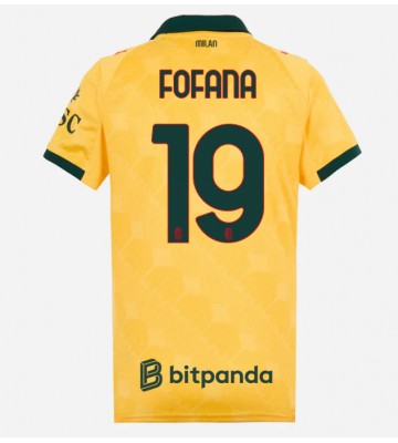 AC Milan Youssouf Fofana #19 Alternativní Dres pro Dámy 2025-26 Krátkým Rukávem