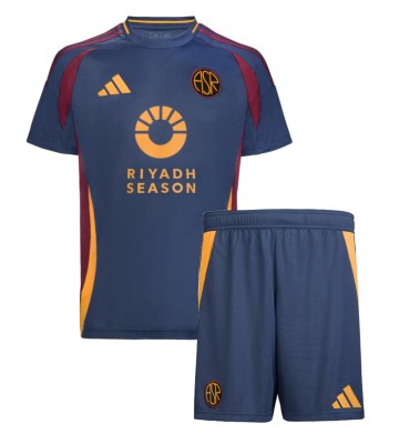 AS Roma Alternativní dres komplet pro Děti 2024-25 Krátkým Rukávem (+ Krátké kalhoty)