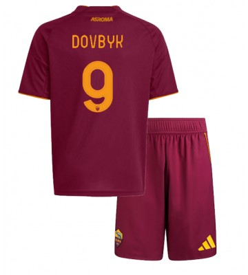 AS Roma Artem Dovbyk #9 Domácí dres komplet pro Děti 2025-26 Krátkým Rukávem (+ Krátké kalhoty) AS Roma Artem Dovbyk #9 Domácí dres komplet pro Děti 2025-26 Krátkým Rukávem (+ Krátké kalhoty)