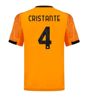 AS Roma Bryan Cristante #4 Venkovní Dres 2025-26 Krátkým Rukávem AS Roma Bryan Cristante #4 Venkovní Dres 2025-26 Krátkým Rukávem