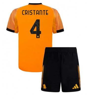 AS Roma Bryan Cristante #4 Venkovní dres komplet pro Děti 2025-26 Krátkým Rukávem (+ Krátké kalhoty) AS Roma Bryan Cristante #4 Venkovní dres komplet pro Děti 2025-26 Krátkým Rukávem (+ Krátké kalhoty)