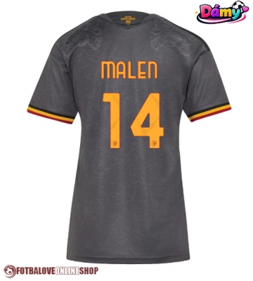AS Roma Donyell Malen #14 Alternativní Dres pro Dámy 2026-27 Krátkým Rukávem