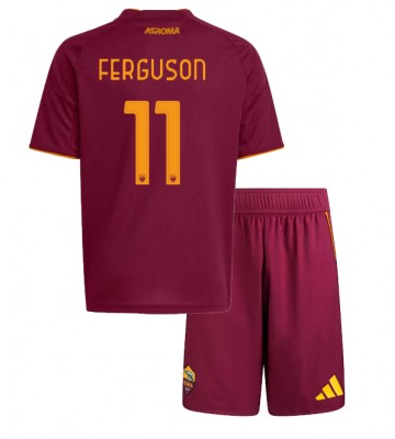 AS Roma Evan Ferguson #11 Domácí dres komplet pro Děti 2025-26 Krátkým Rukávem (+ Krátké kalhoty) AS Roma Evan Ferguson #11 Domácí dres komplet pro Děti 2025-26 Krátkým Rukávem (+ Krátké kalhoty)