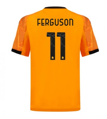 AS Roma Evan Ferguson #11 Venkovní Dres 2025-26 Krátkým Rukávem AS Roma Evan Ferguson #11 Venkovní Dres 2025-26 Krátkým Rukávem