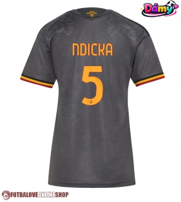 AS Roma Evan Ndicka #5 Alternativní Dres pro Dámy 2026-27 Krátkým Rukávem