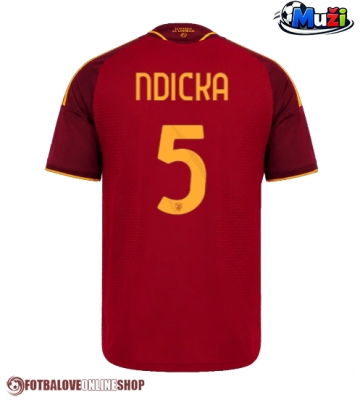 AS Roma Evan Ndicka #5 Domácí Dres 2026-27 Krátkým Rukávem