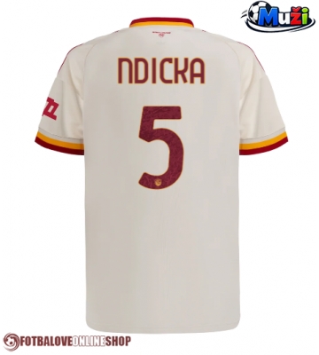 AS Roma Evan Ndicka #5 Venkovní Dres 2026-27 Krátkým Rukávem