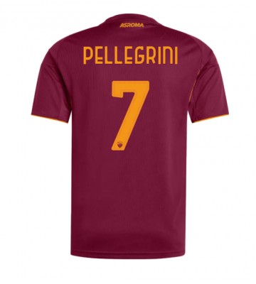 AS Roma Lorenzo Pellegrini #7 Domácí Dres 2025-26 Krátkým Rukávem AS Roma Lorenzo Pellegrini #7 Domácí Dres 2025-26 Krátkým Rukávem