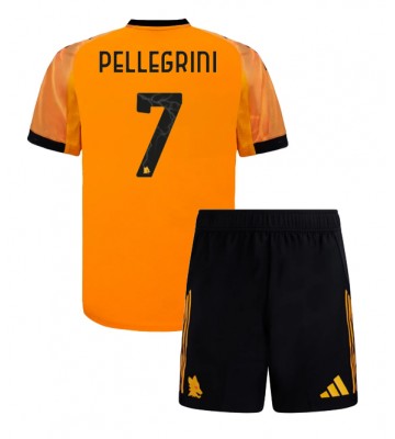 AS Roma Lorenzo Pellegrini #7 Venkovní dres komplet pro Děti 2025-26 Krátkým Rukávem (+ Krátké kalhoty) AS Roma Lorenzo Pellegrini #7 Venkovní dres komplet pro Děti 2025-26 Krátkým Rukávem (+ Krátké kalhoty)