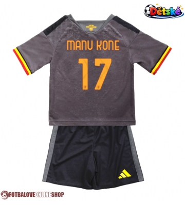 AS Roma Manu Kone #17 Alternativní dres komplet pro Děti 2026-27 Krátkým Rukávem (+ Krátké kalhoty)