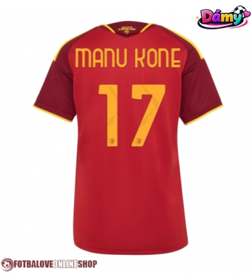 AS Roma Manu Kone #17 Domácí Dres pro Dámy 2026-27 Krátkým Rukávem