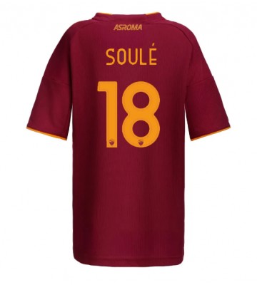 AS Roma Matias Soule #18 Domácí Dres pro Dámy 2025-26 Krátkým Rukávem