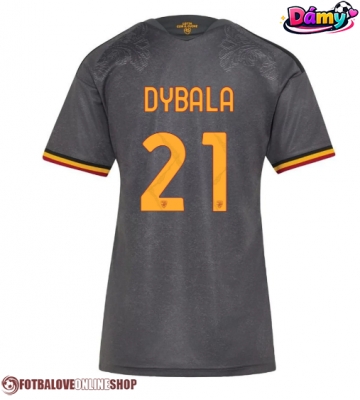 AS Roma Paulo Dybala #21 Alternativní Dres pro Dámy 2026-27 Krátkým Rukávem