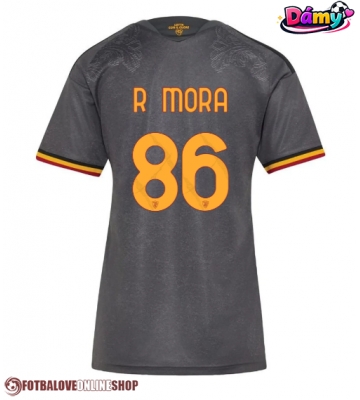 AS Roma Rodrigo Mora #86 Alternativní Dres pro Dámy 2026-27 Krátkým Rukávem