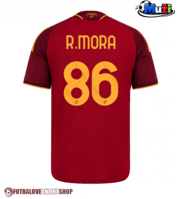 AS Roma Rodrigo Mora #86 Domácí Dres 2026-27 Krátkým Rukávem