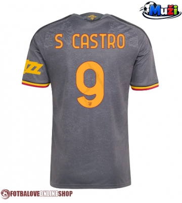AS Roma Santiago Castro #9 Alternativní Dres 2026-27 Krátkým Rukávem