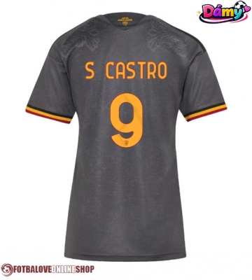 AS Roma Santiago Castro #9 Alternativní Dres pro Dámy 2026-27 Krátkým Rukávem