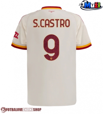 AS Roma Santiago Castro #9 Venkovní Dres 2026-27 Krátkým Rukávem