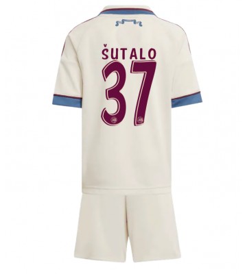 Ajax Josip Sutalo #37 Alternativní dres komplet pro Děti 2025-26 Krátkým Rukávem (+ Krátké kalhoty)