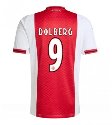 Ajax Kasper Dolberg #9 Domácí Dres 2025-26 Krátkým Rukávem Ajax Kasper Dolberg #9 Domácí Dres 2025-26 Krátkým Rukávem