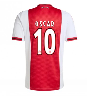 Ajax Oscar Gloukh #10 Domácí Dres 2025-26 Krátkým Rukávem Ajax Oscar Gloukh #10 Domácí Dres 2025-26 Krátkým Rukávem