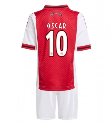 Ajax Oscar Gloukh #10 Domácí dres komplet pro Děti 2025-26 Krátkým Rukávem (+ Krátké kalhoty)
