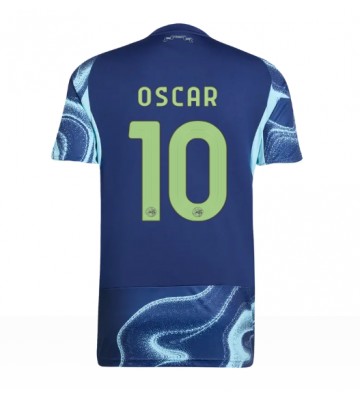 Ajax Oscar Gloukh #10 Venkovní Dres 2025-26 Krátkým Rukávem Ajax Oscar Gloukh #10 Venkovní Dres 2025-26 Krátkým Rukávem